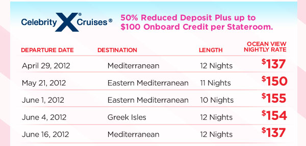 Celebrity Cruises
